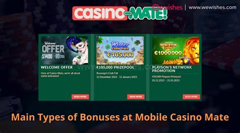 casino mate bonuses .